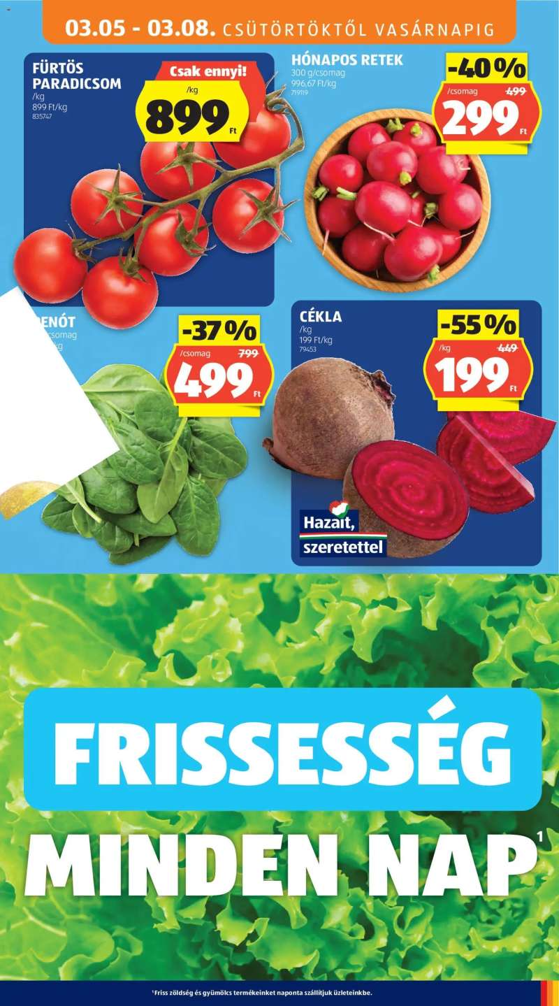 Aldi Aldi akciós újság 37 oldal