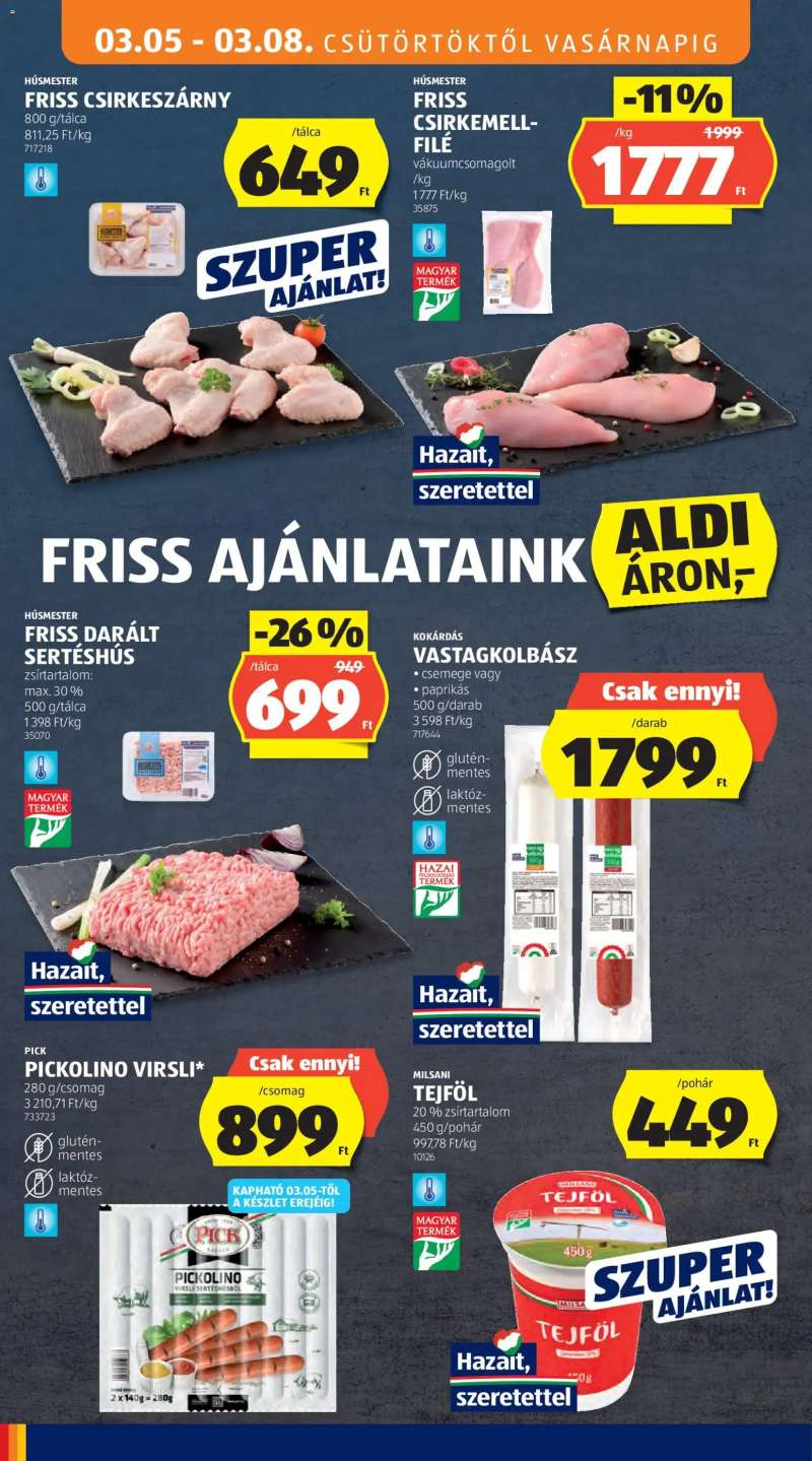 Aldi Aldi akciós újság 38 oldal