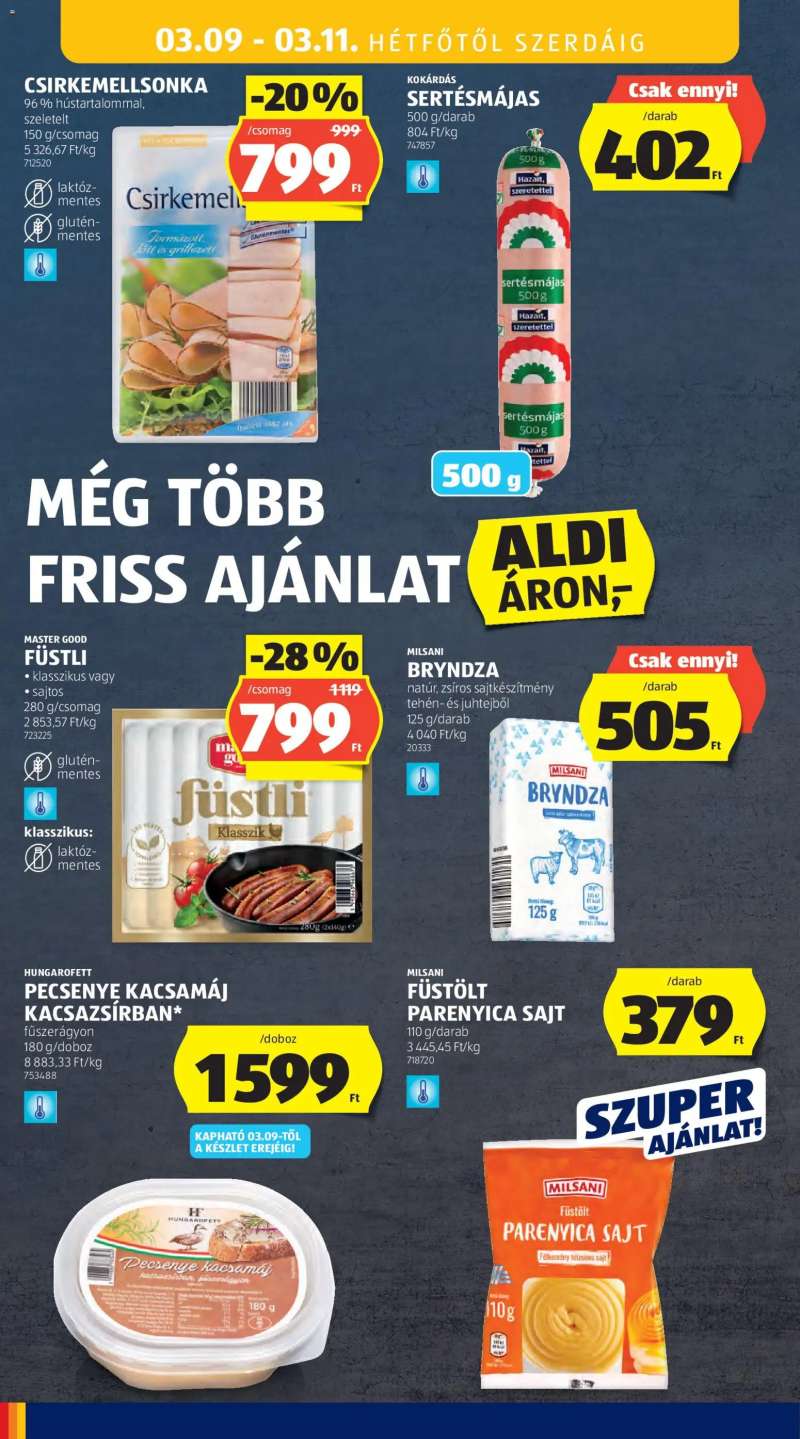 Aldi Aldi akciós újság 60 oldal