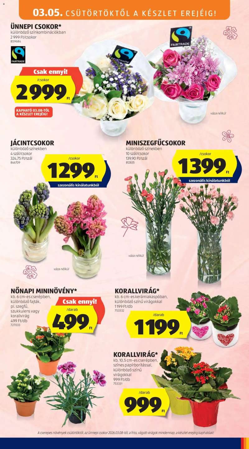 Aldi Aldi Középső sor termékei 11 oldal