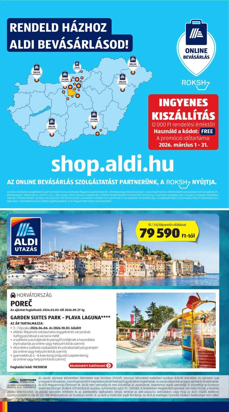 Aldi Aldi Középső sor termékei 18 oldal