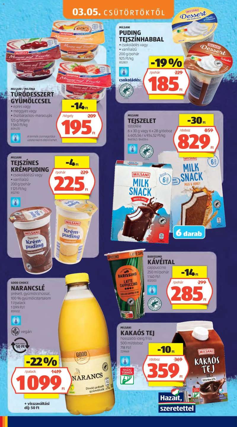 Aldi Aldi Tartós árcsökkentés flyer 10 oldal