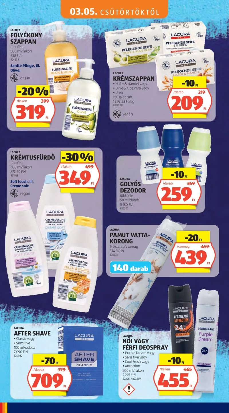 Aldi Aldi Tartós árcsökkentés flyer 28 oldal