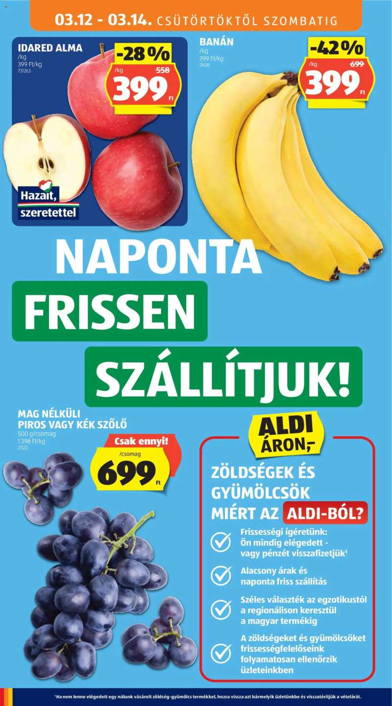 Aldi Aldi akciós újság 24 oldal