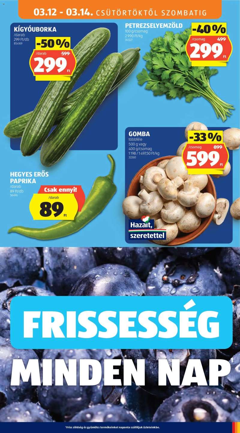 Aldi Aldi akciós újság 25 oldal