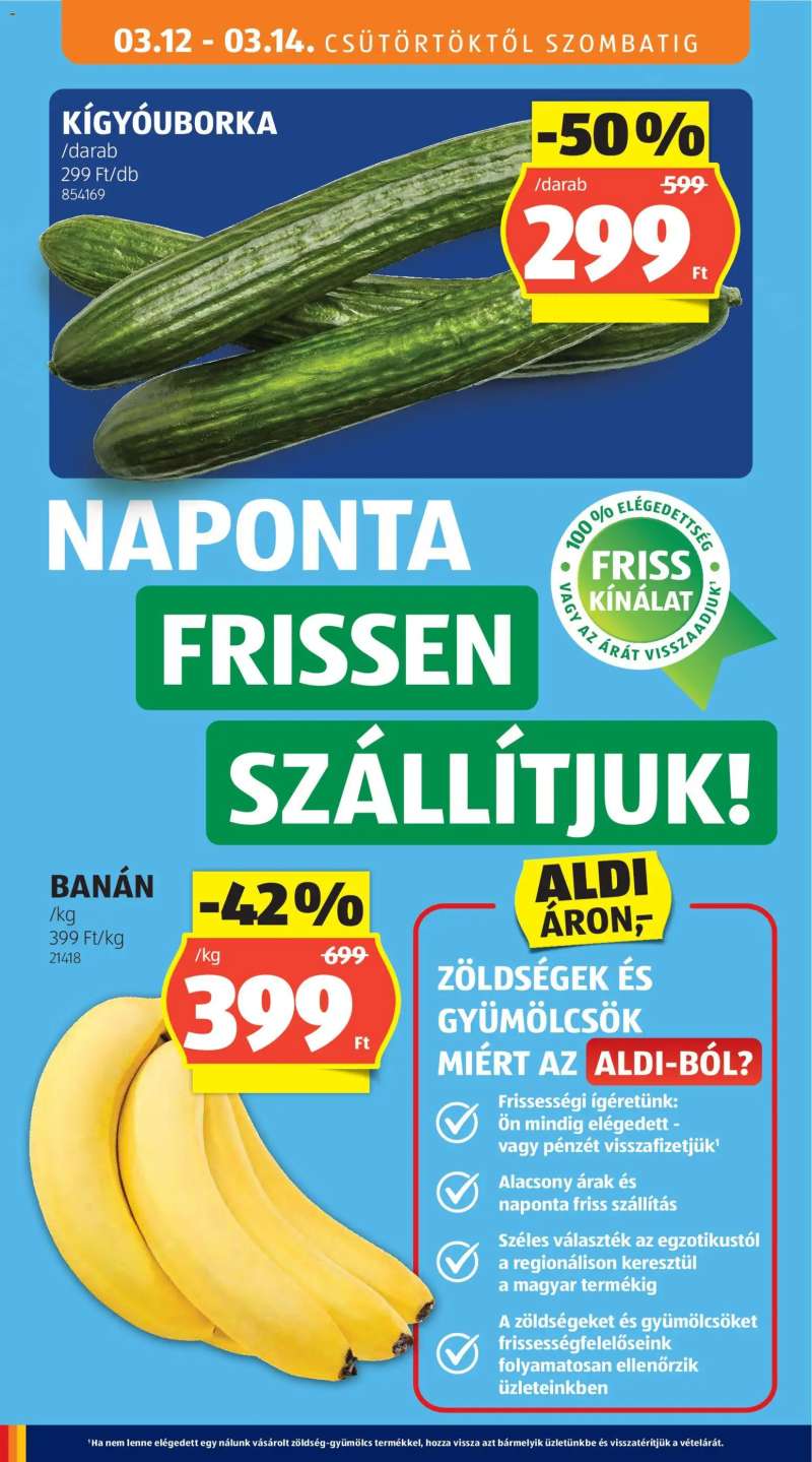 Aldi Aldi akciós újság 28 oldal