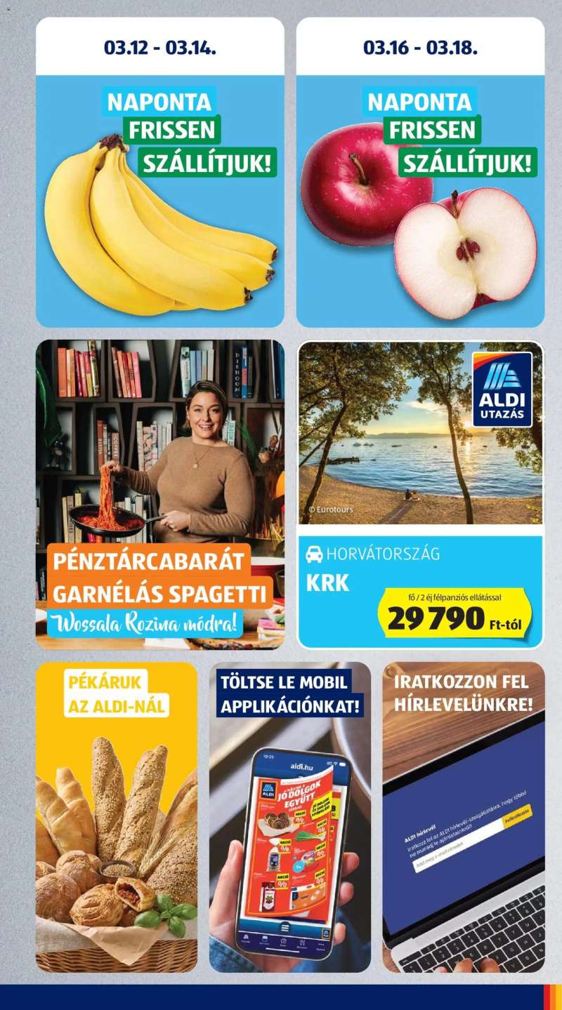 Aldi Aldi akciós újság 3 oldal
