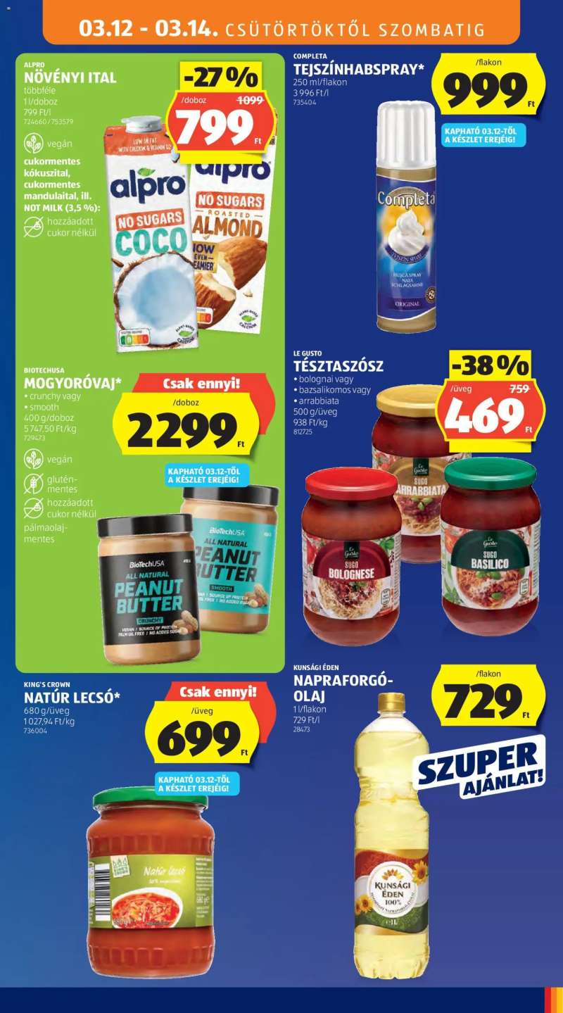 Aldi Aldi akciós újság 31 oldal