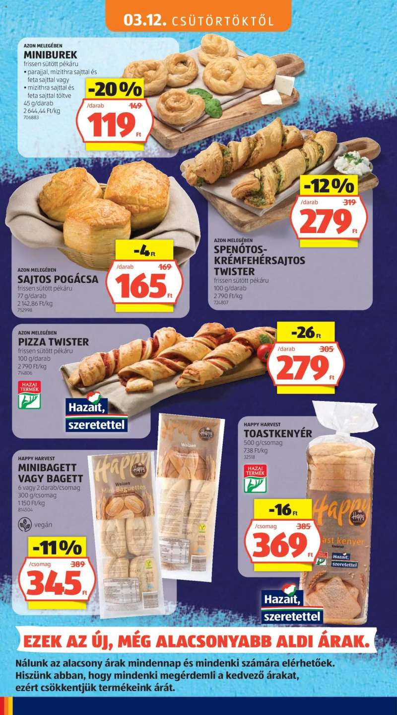 Aldi Aldi akciós újság 4 oldal