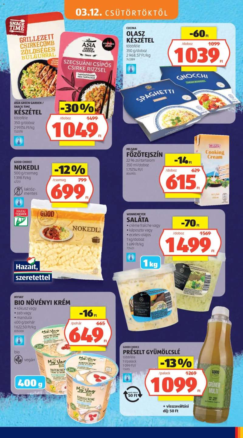 Aldi Aldi akciós újság 9 oldal