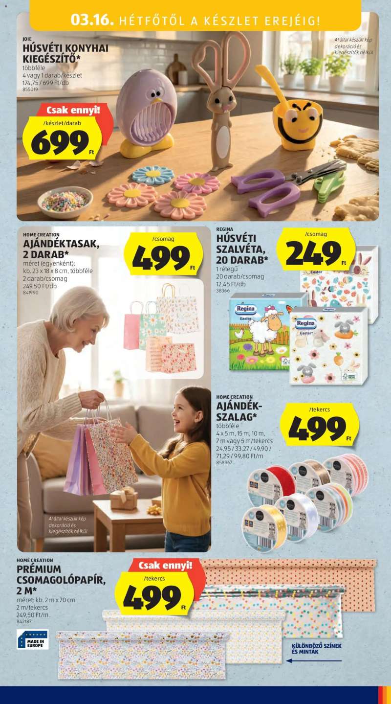 Aldi Aldi Középső sor termékei 13 oldal