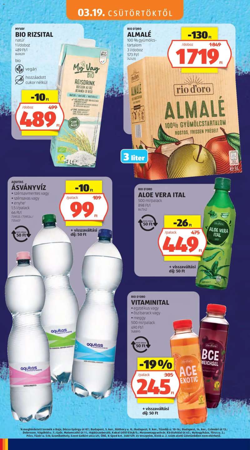 Aldi Aldi akciós újság 18 oldal