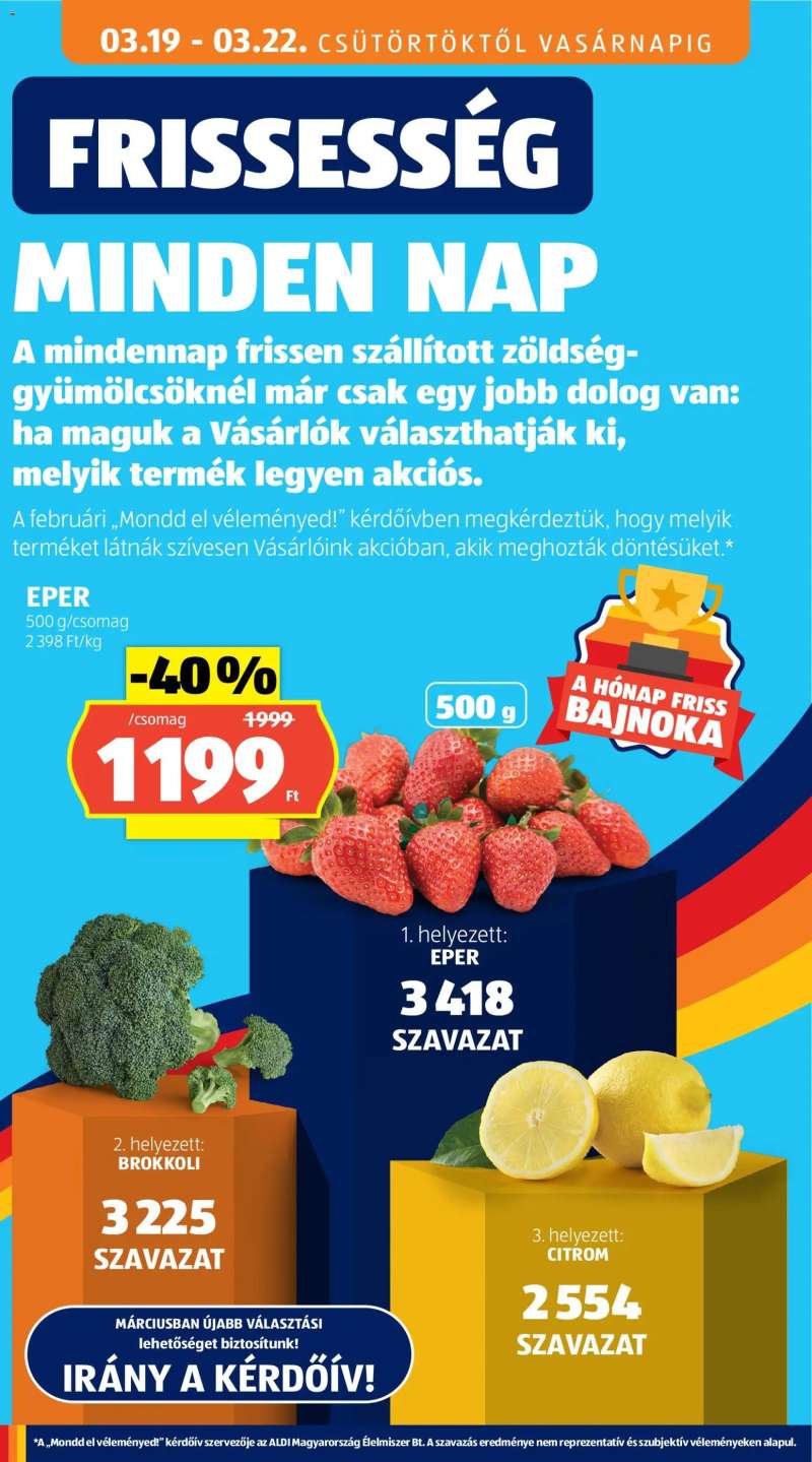 Aldi Aldi akciós újság 24 oldal