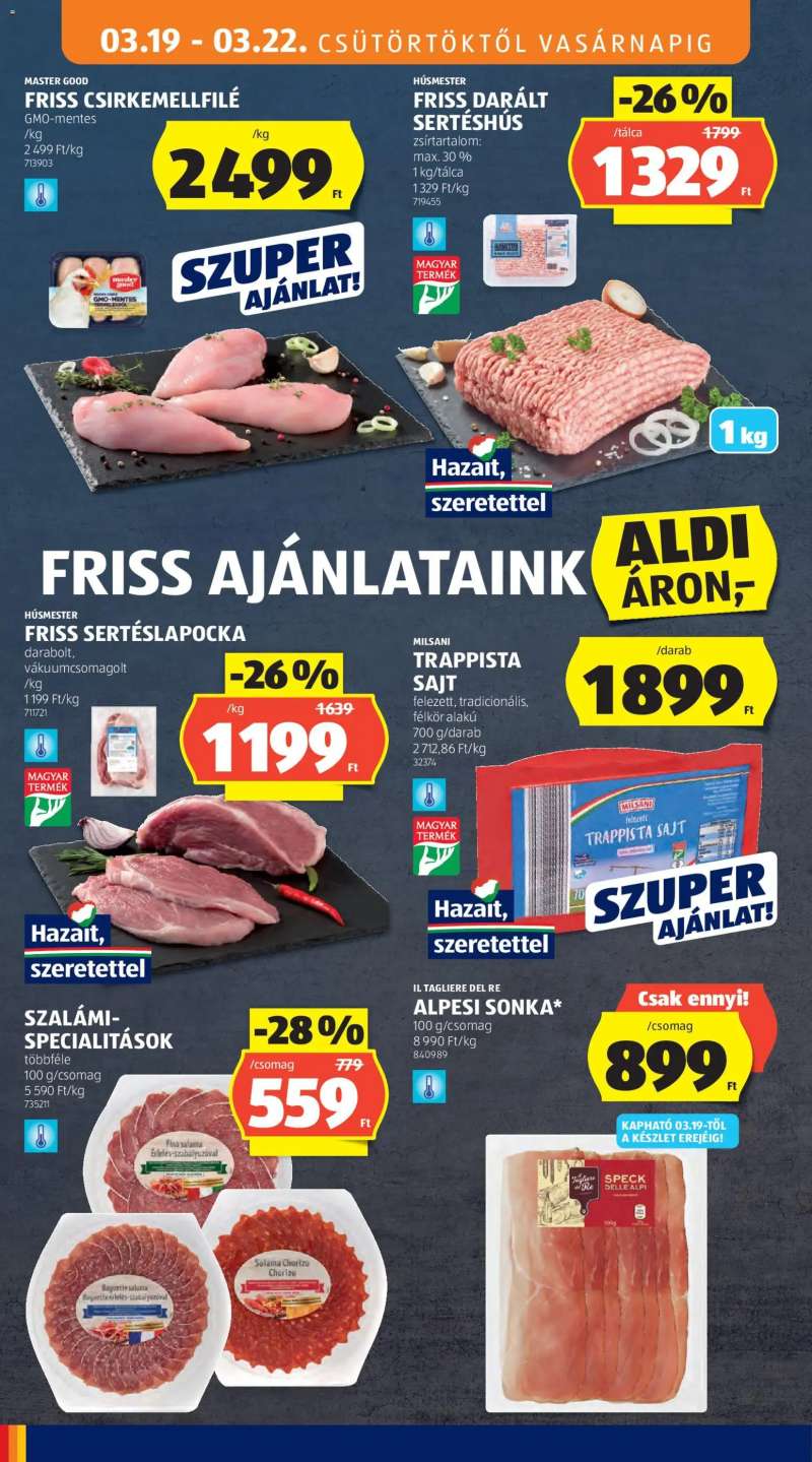 Aldi Aldi akciós újság 28 oldal
