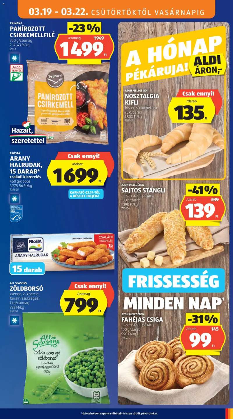 Aldi Aldi akciós újság 29 oldal