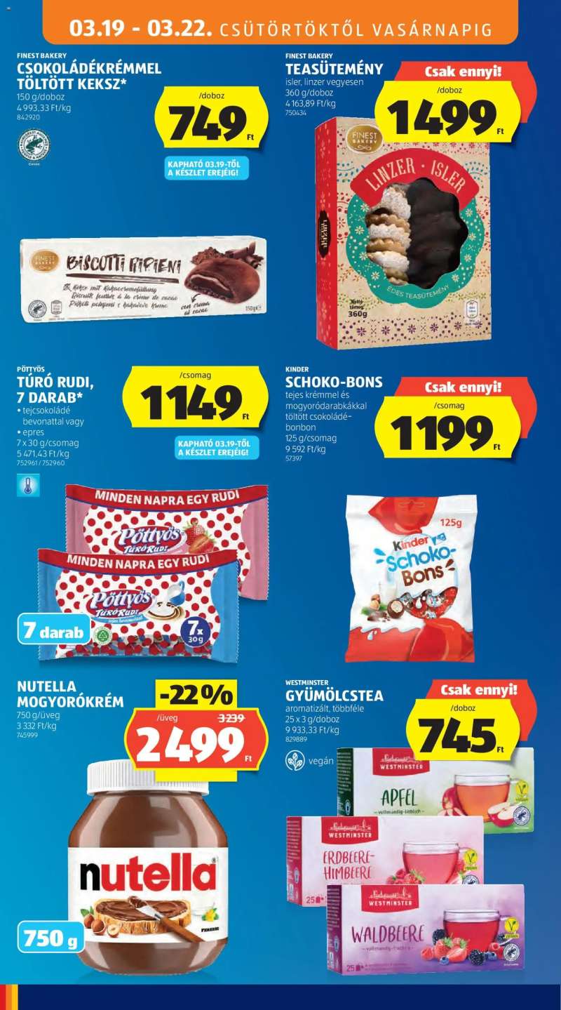 Aldi Aldi akciós újság 34 oldal