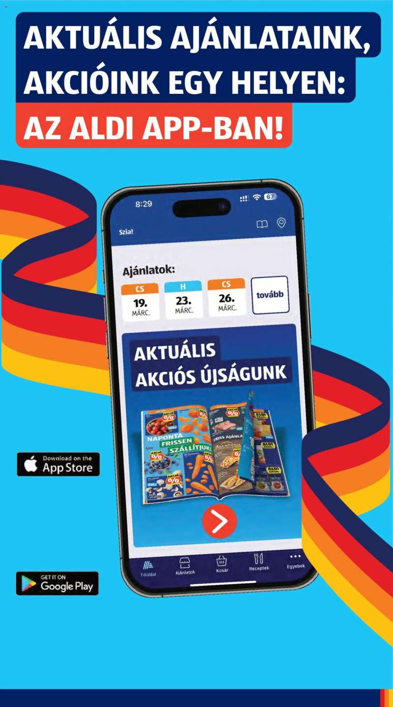 Aldi Aldi akciós újság 45 oldal