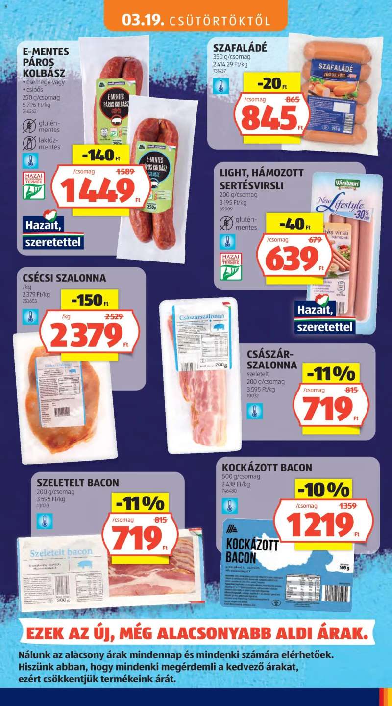 Aldi Aldi akciós újság 7 oldal