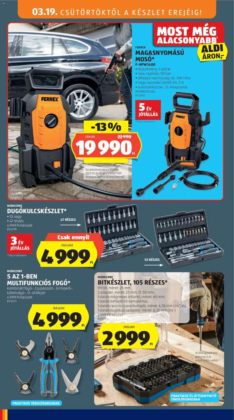 Aldi Aldi Középső sor termékei 8 oldal