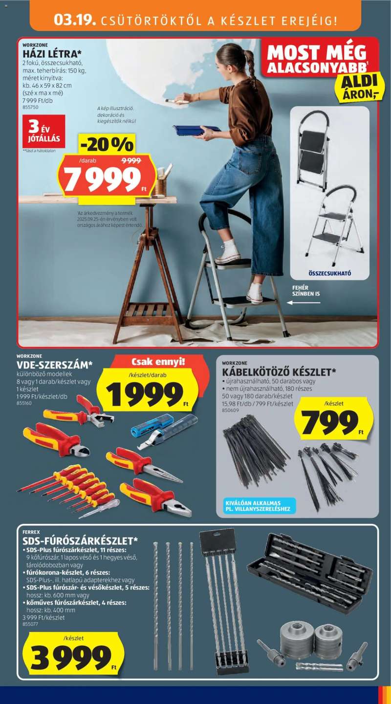 Aldi Aldi Középső sor termékei 9 oldal