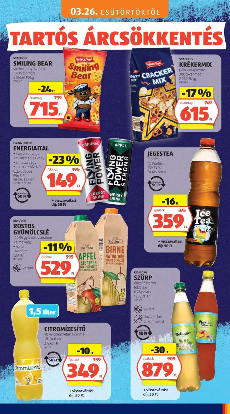 Aldi Aldi akciós újság 15 oldal