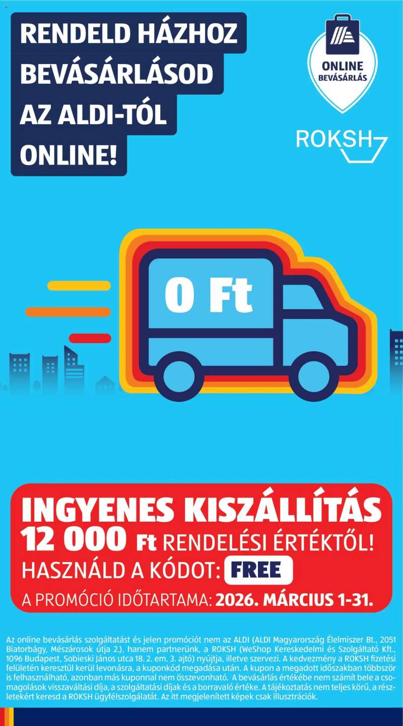 Aldi Aldi akciós újság 20 oldal