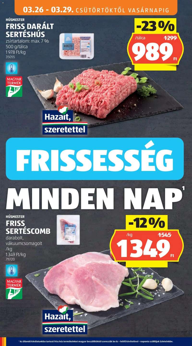 Aldi Aldi akciós újság 24 oldal