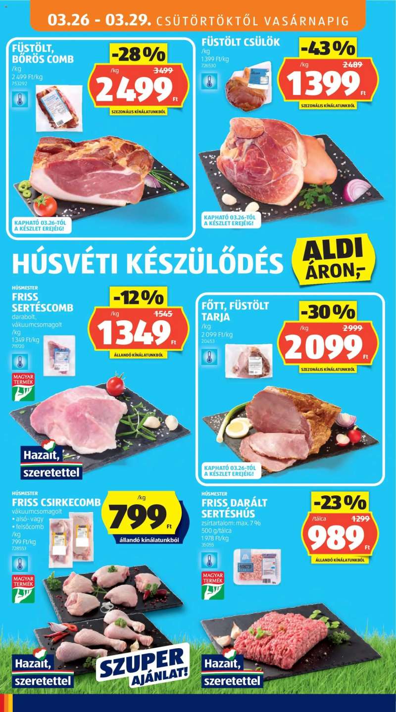 Aldi Aldi akciós újság 32 oldal