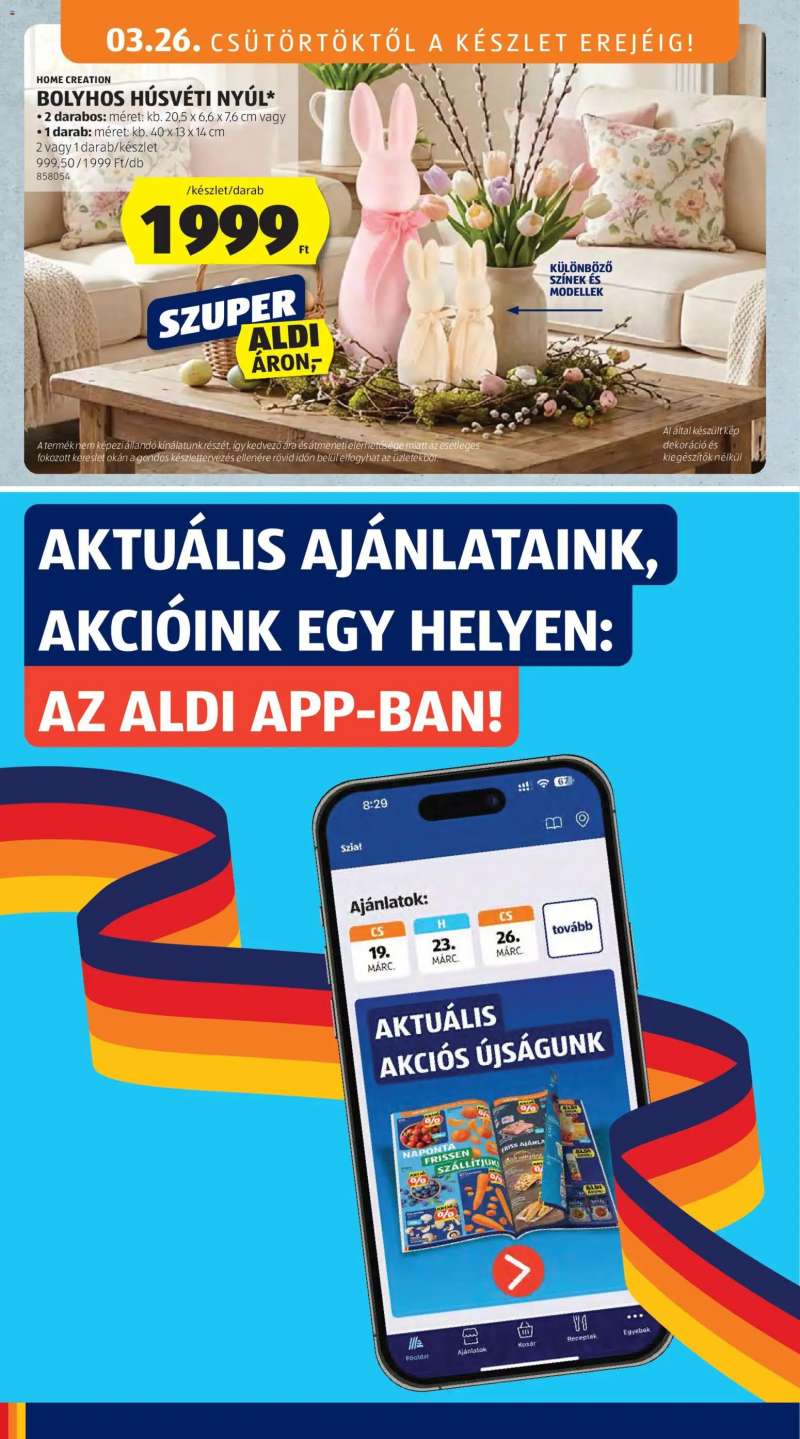 Aldi Aldi akciós újság 44 oldal