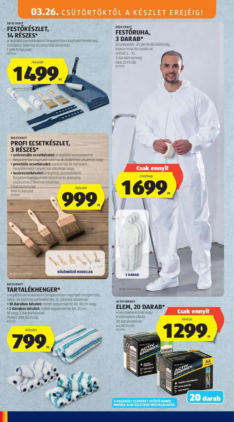 Aldi Aldi akciós újság 46 oldal