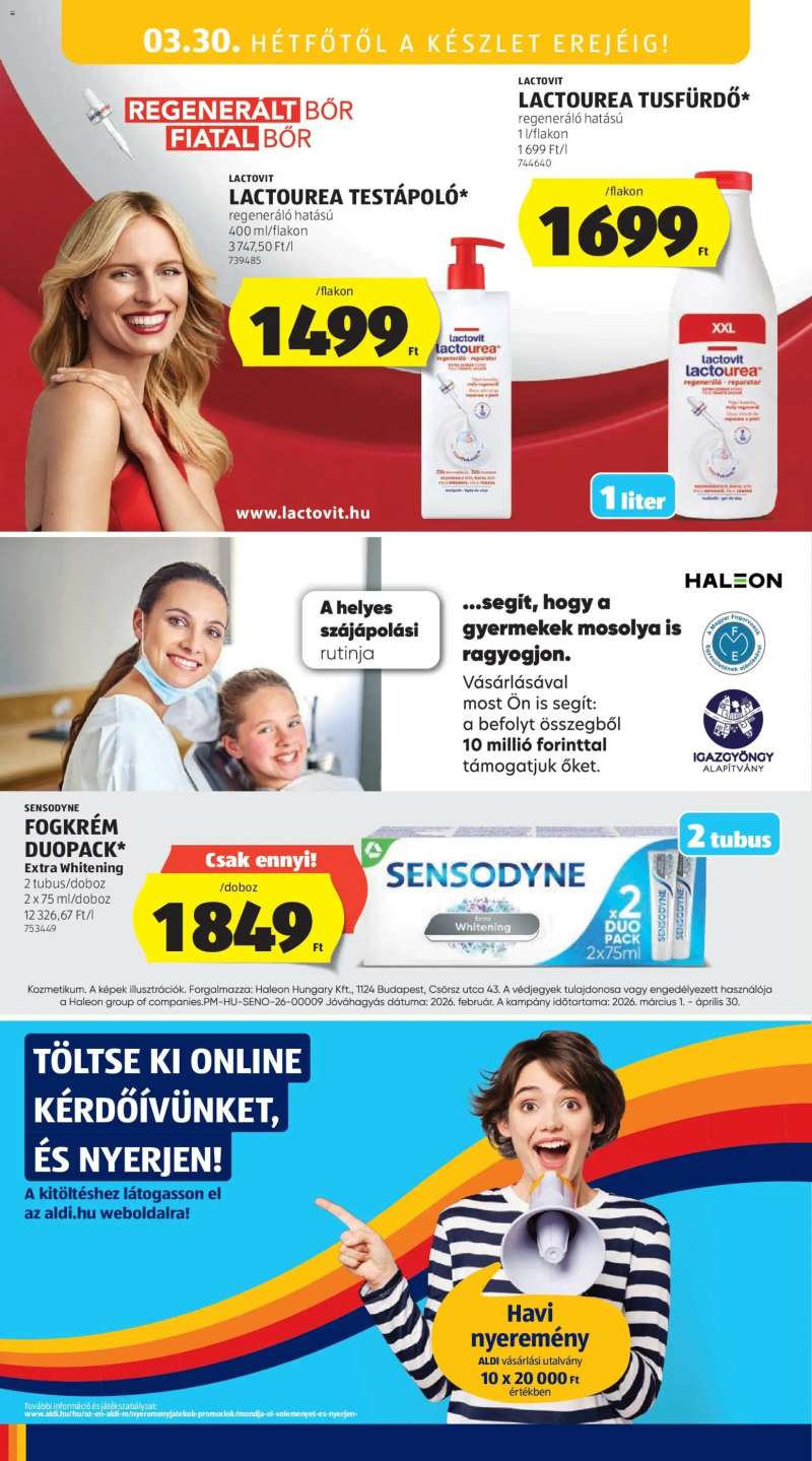 Aldi Aldi akciós újság 68 oldal