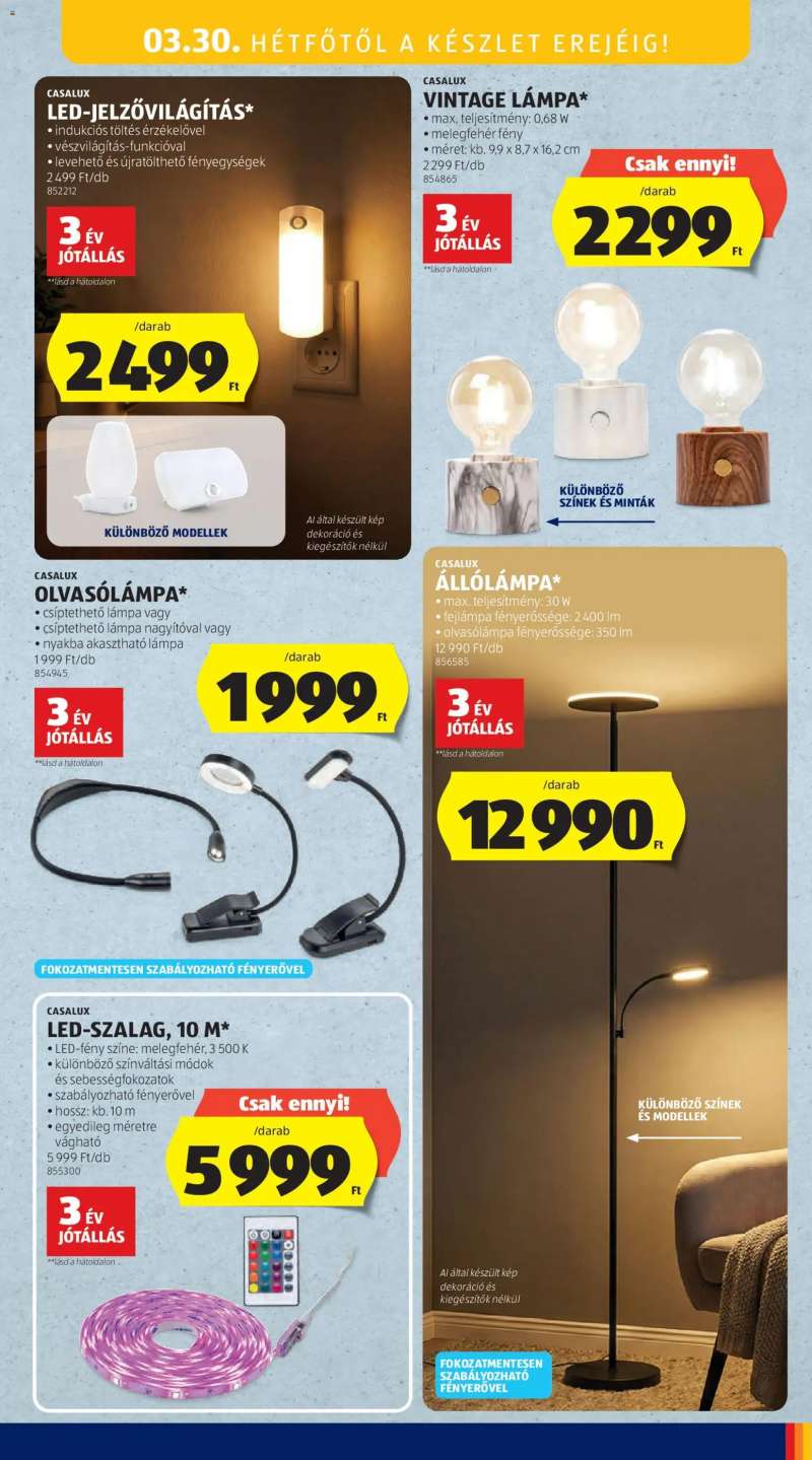 Aldi Aldi Középső sor termékei 19 oldal