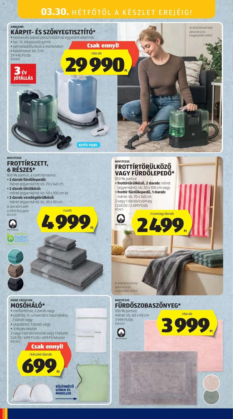 Aldi Aldi Középső sor termékei 20 oldal