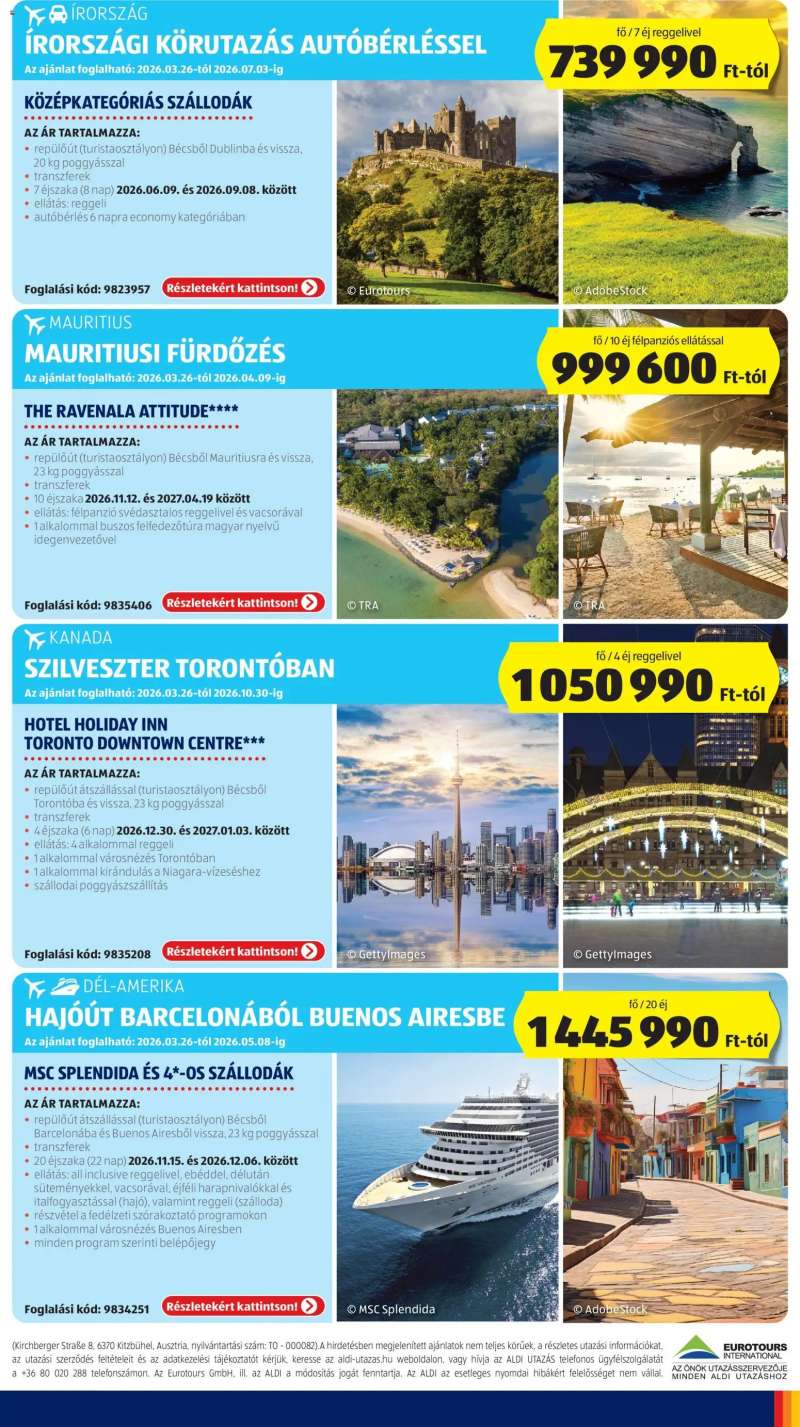 Aldi Aldi Utazás katalógus 5 oldal