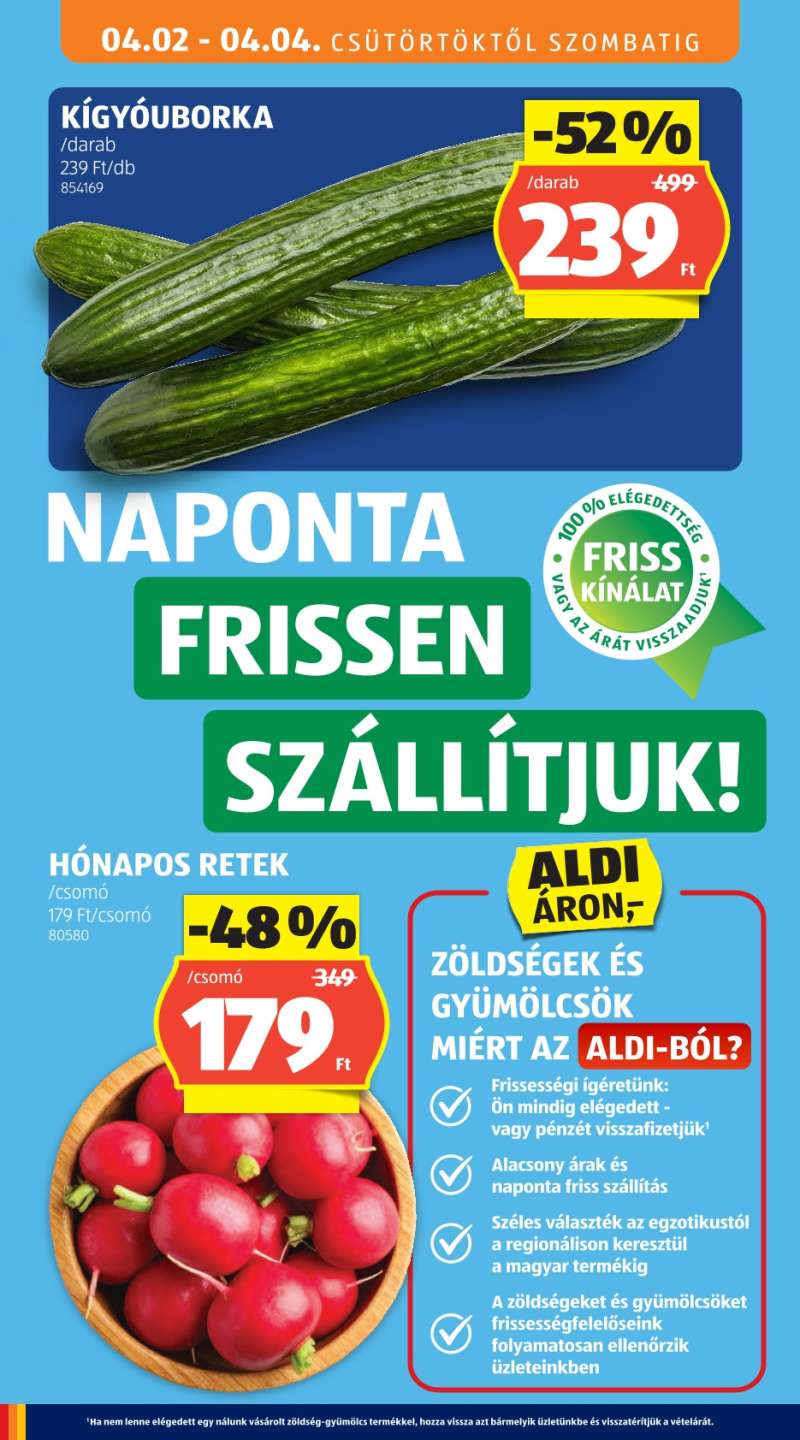 Aldi Akciós Újság 12 oldal
