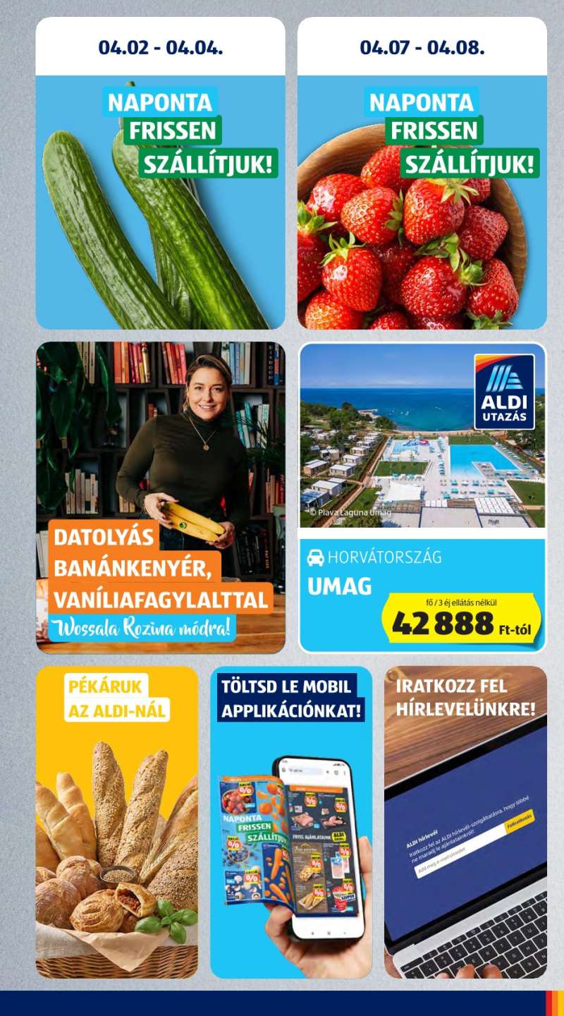 Aldi Akciós Újság 3 oldal