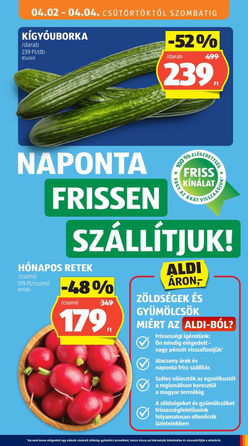 Aldi Akciós Újság 37 oldal