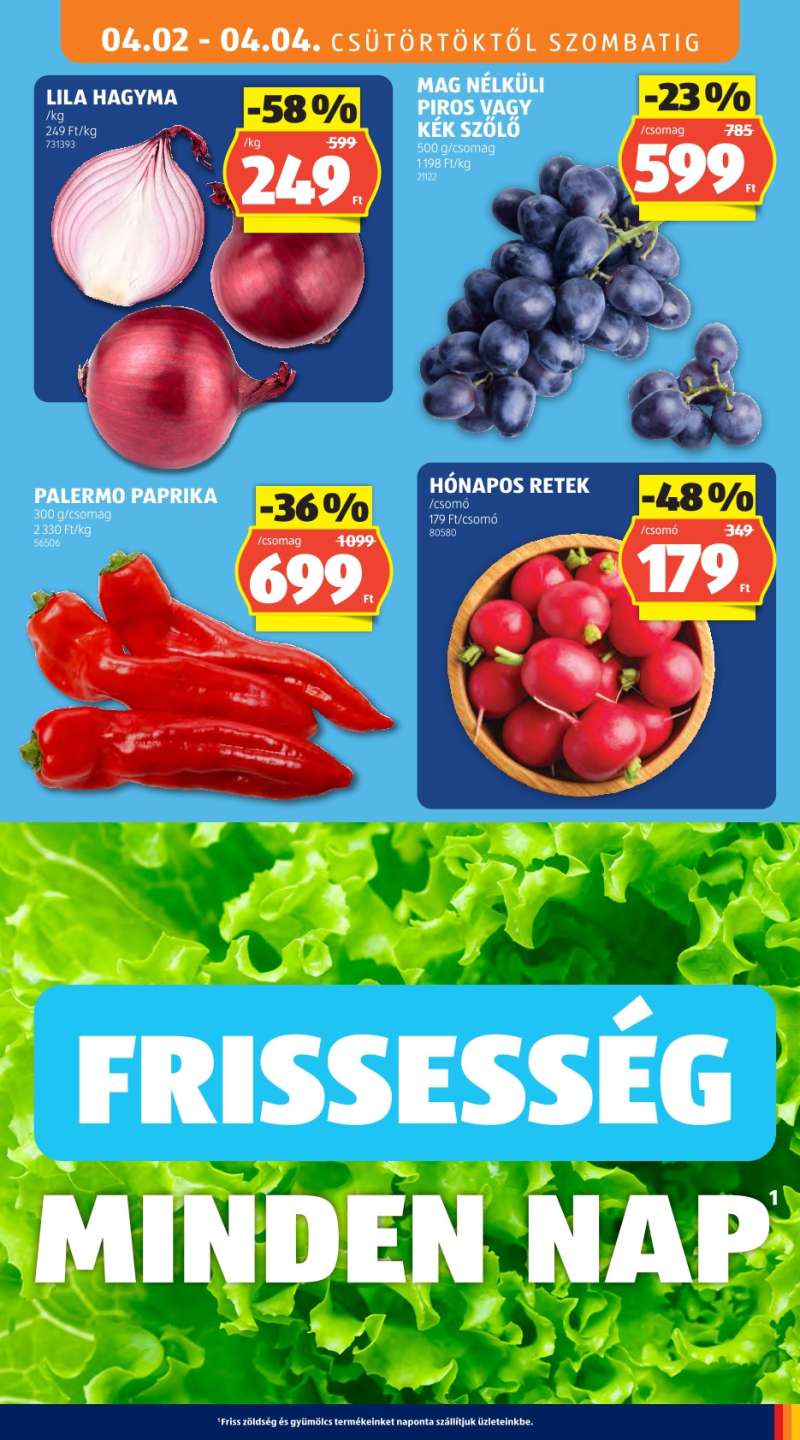 Aldi Akciós Újság 9 oldal