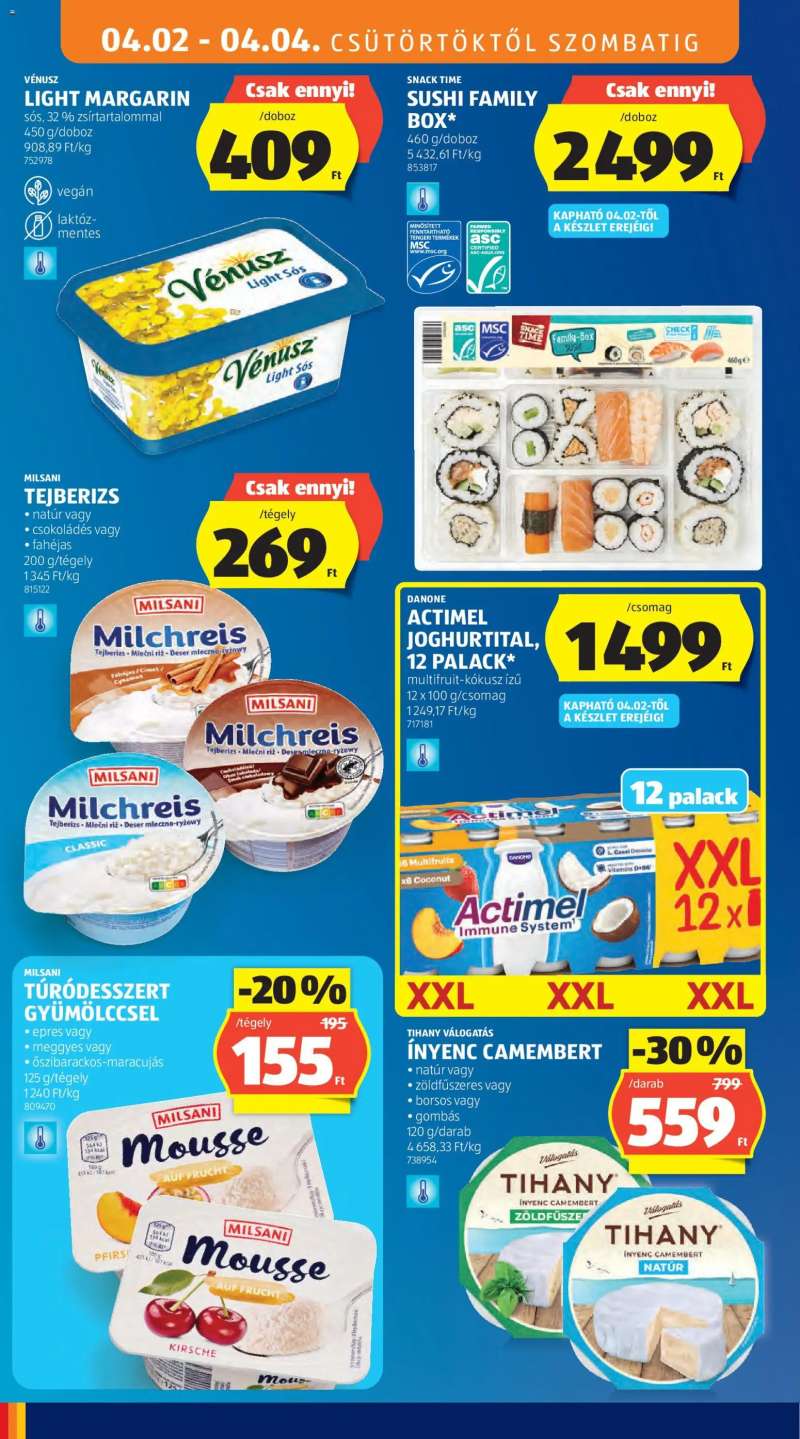 Aldi Aldi akciós újság 16 oldal