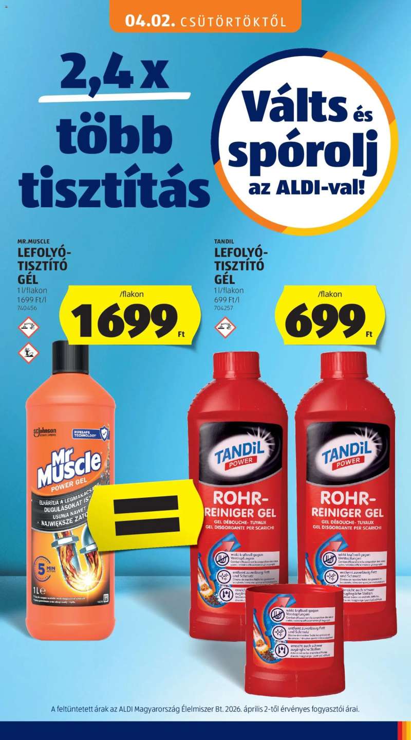 Aldi Aldi akciós újság 21 oldal
