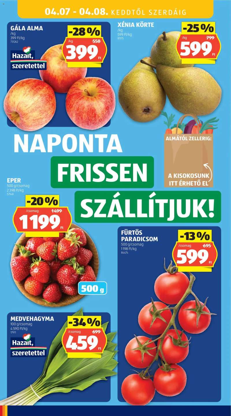 Aldi Aldi akciós újság 34 oldal