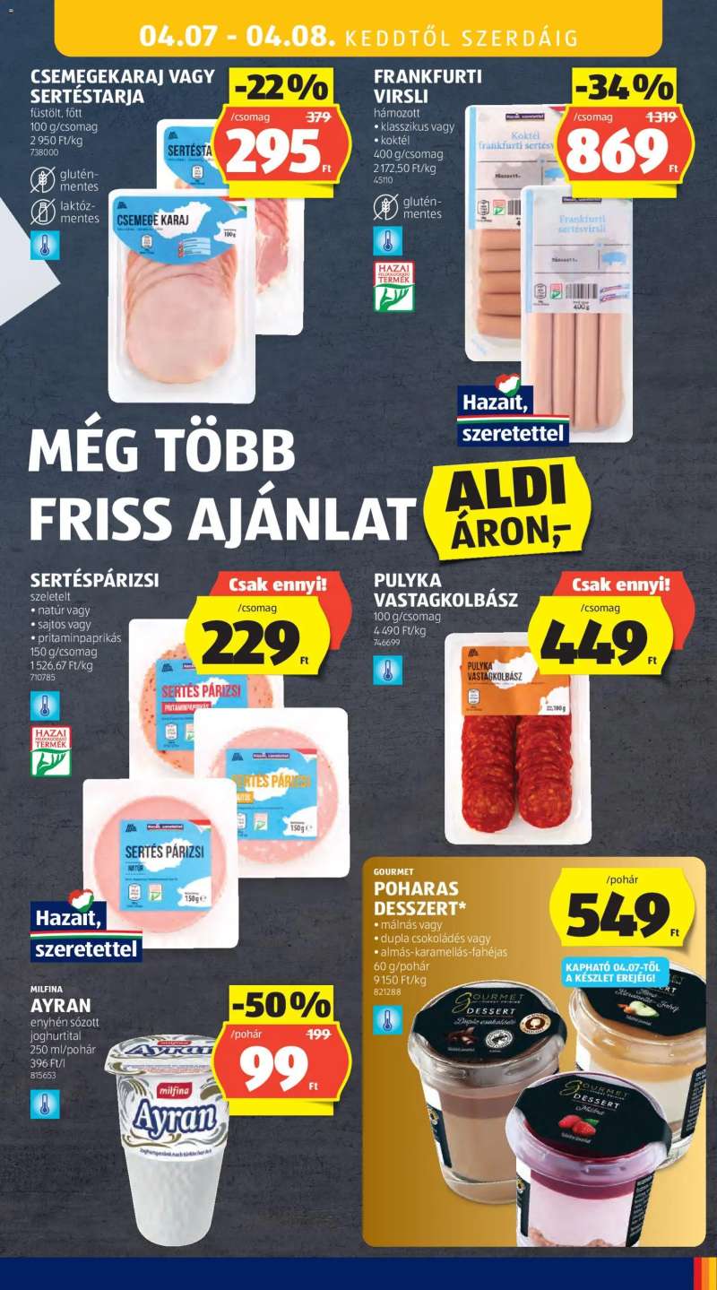 Aldi Aldi akciós újság 35 oldal