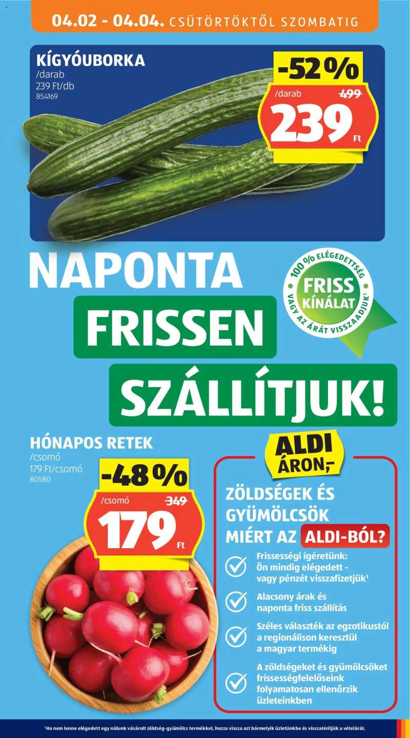 Aldi Aldi akciós újság 37 oldal