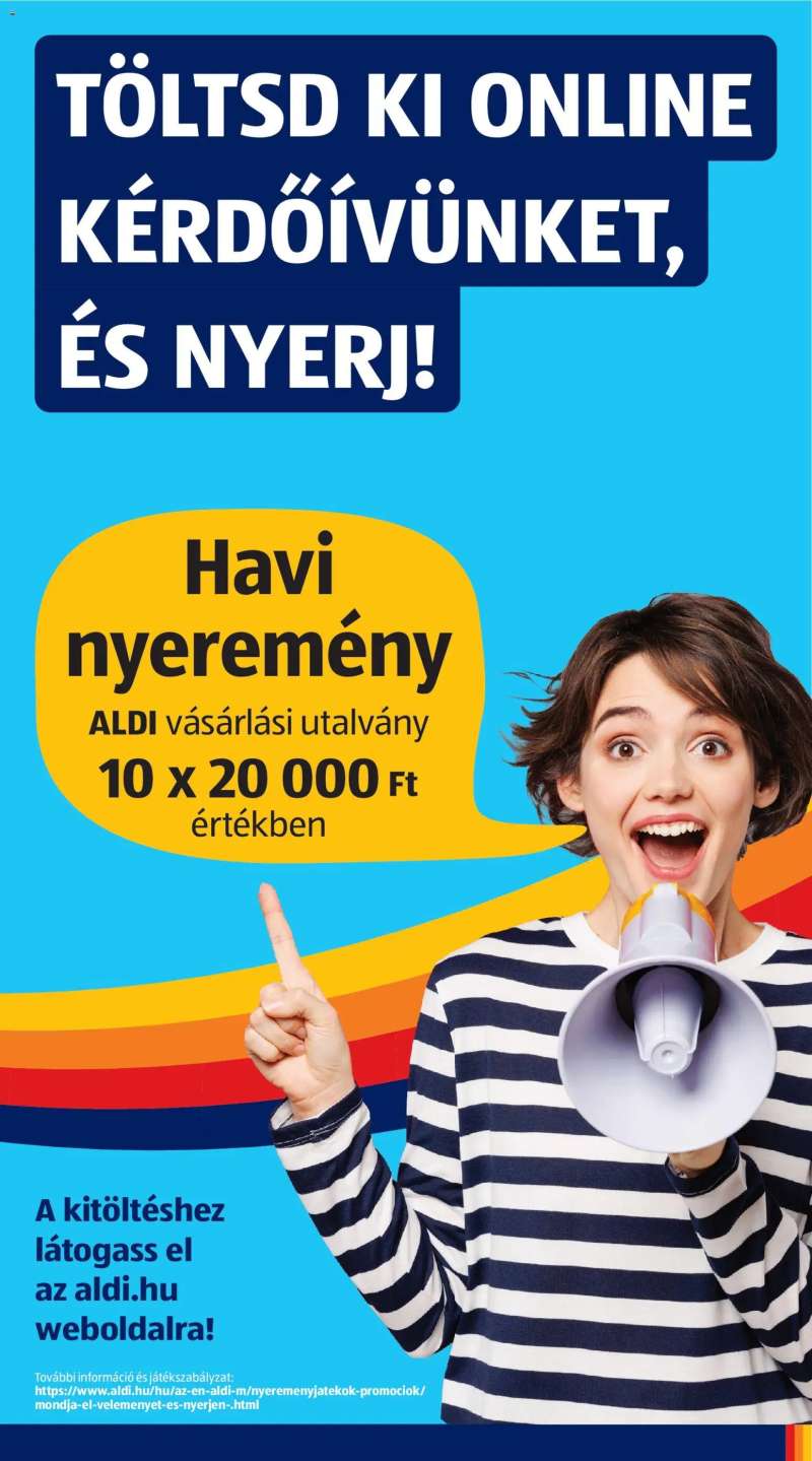 Aldi Aldi akciós újság 39 oldal