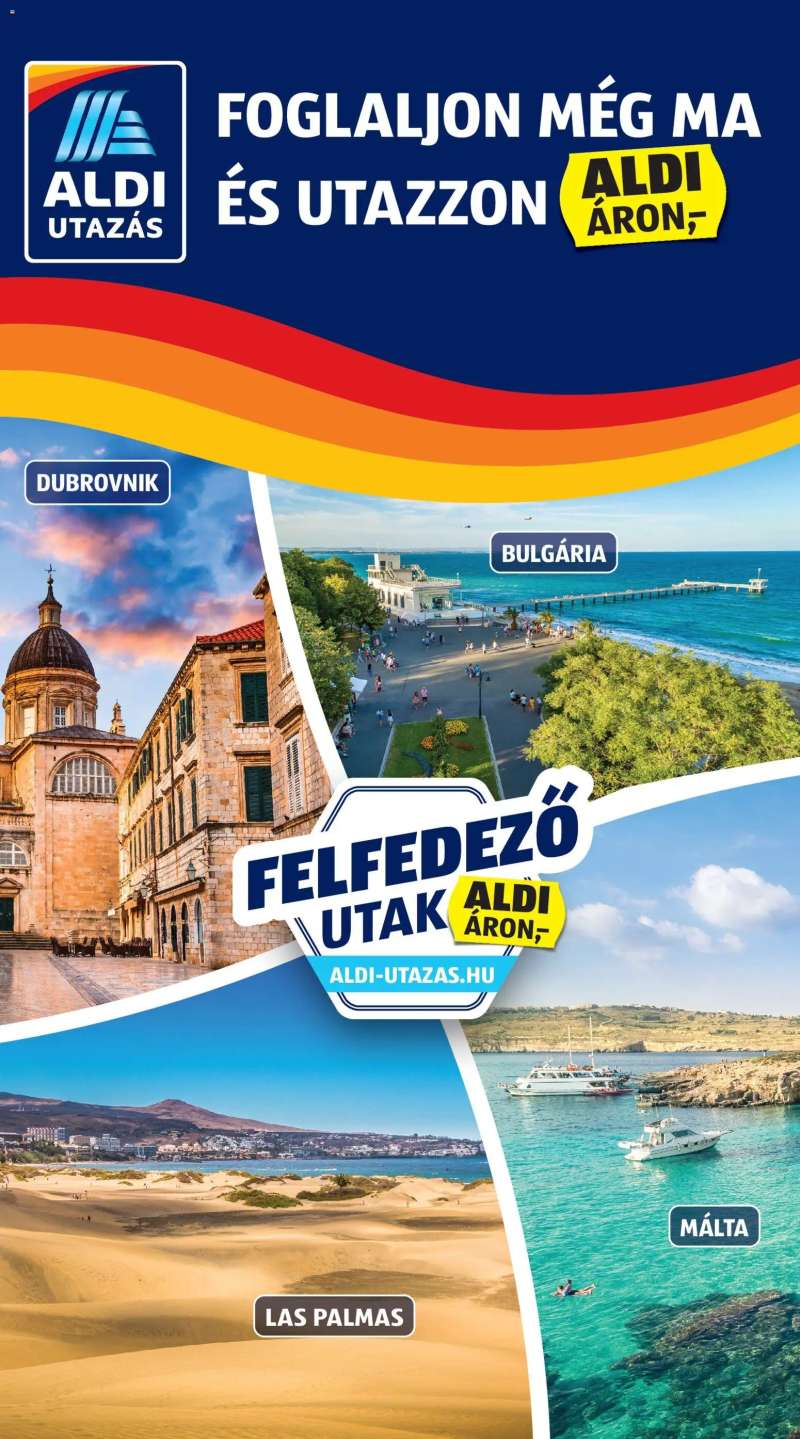 Aldi Aldi Utazás katalógus 6 oldal