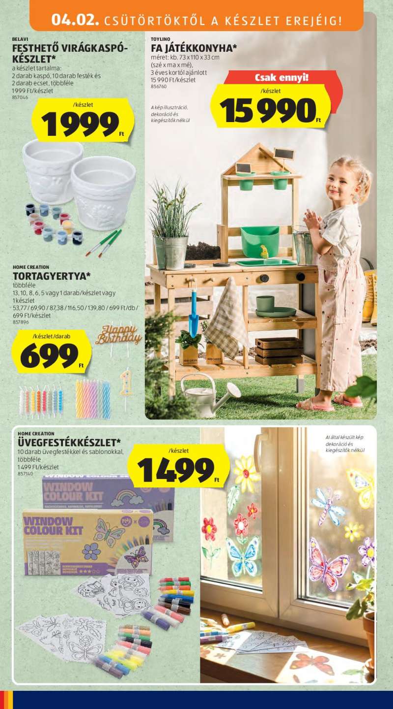 Aldi Középső Sor Akciós Újság 10 oldal