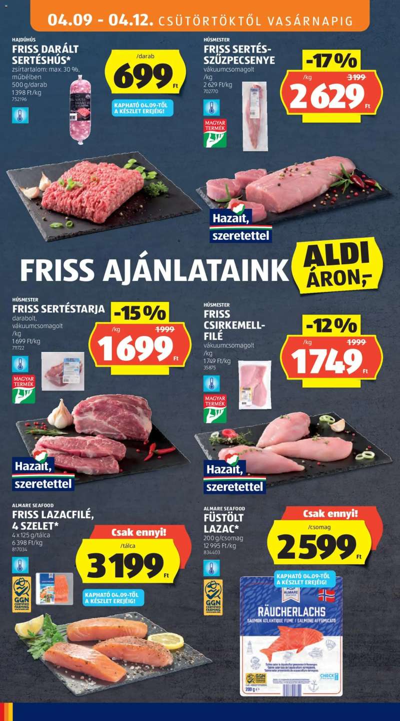 Aldi Aldi akciós újság 10 oldal