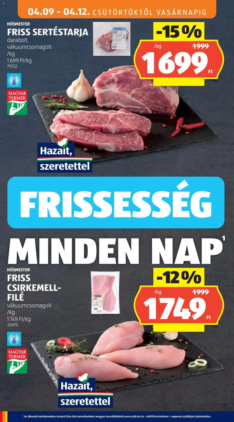 Aldi Aldi akciós újság 12 oldal