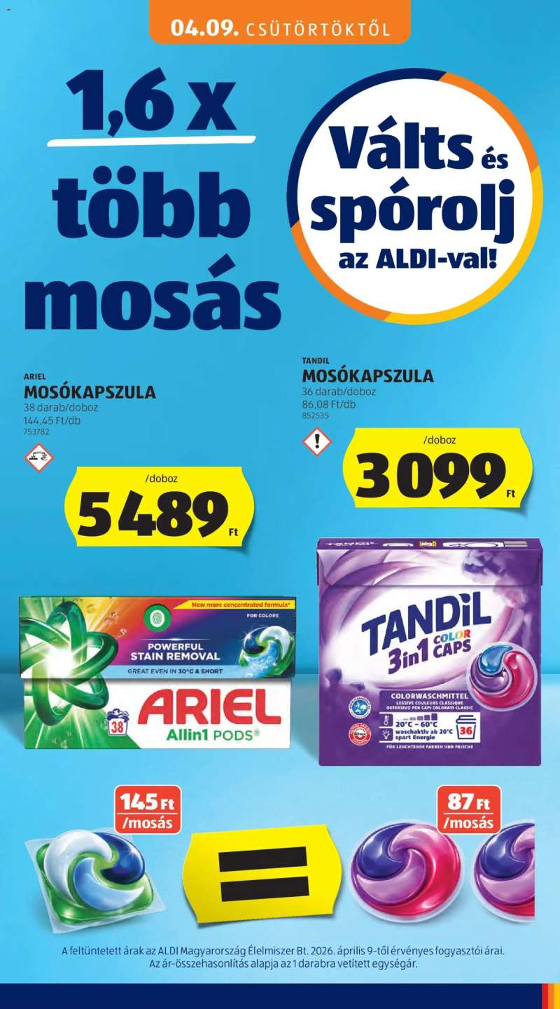 Aldi Aldi akciós újság 21 oldal