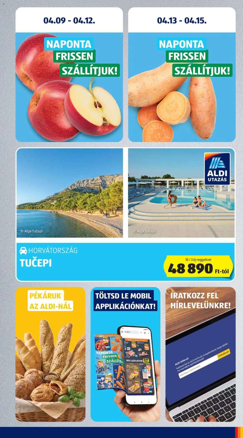 Aldi Aldi akciós újság 3 oldal